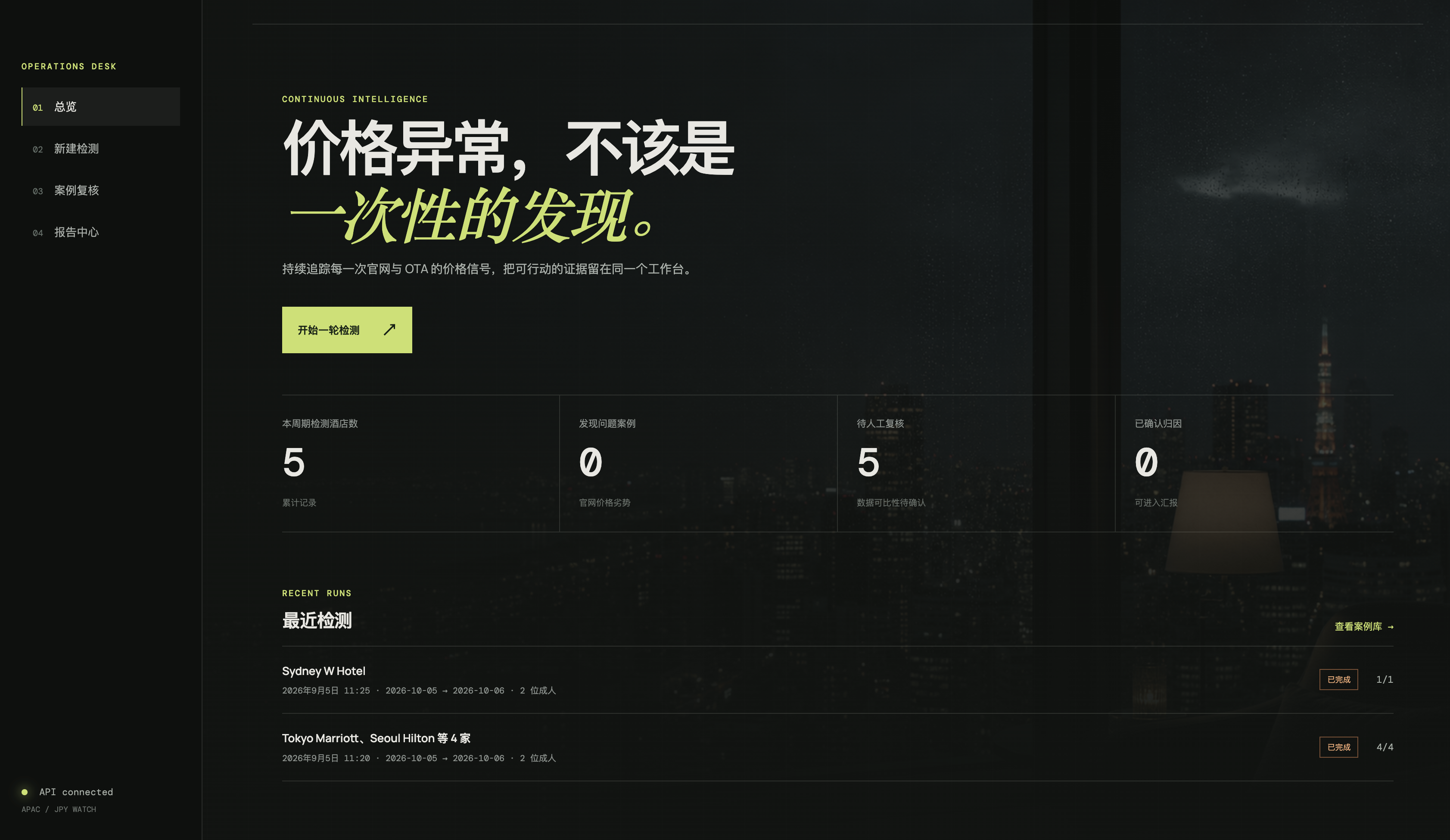 Rate Signal 价格异常检测项目总览